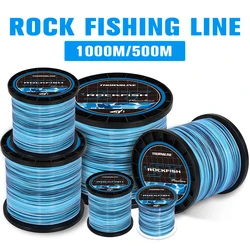 Thornsline Camo Blue Rock línea de pesca mar y orilla