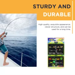 Caja de aparejos de pesca al aire libre, práctico señuelo de pesca, accesorio DIY, caja organizadora de señuelos de pesca impermeable, engranajes de pesca en hielo, 1 Juego