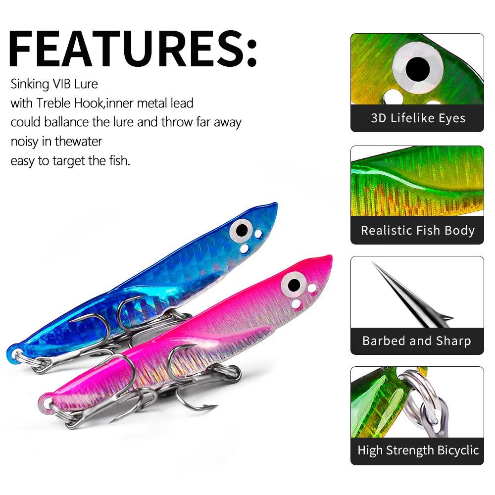 Cuchara giratoria de Metal, señuelo de pesca de trucha, cebo duro de lentejuelas, cebo Artificial de ruido, 1 unidad - imagen 5