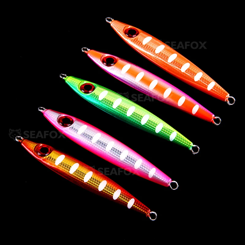 Jigs Metálicos Brillantes Seafox SF58 – Señuelo para Pesca - imagen 5