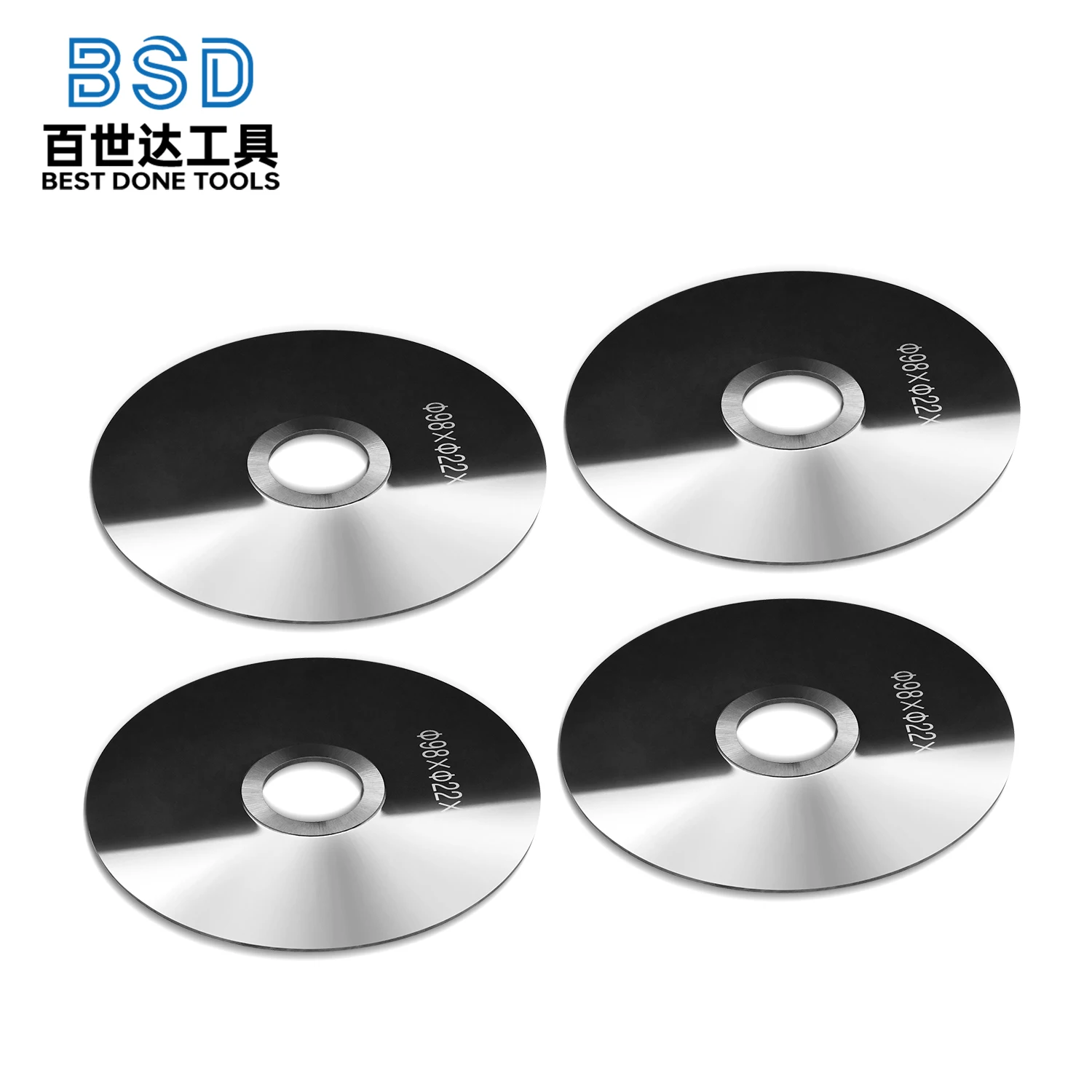 Cortadores de disco redondos de carburo cementado sólido Φ98XΦ22X1,0 mm - Cuchillas no dentadas para corte de tableros corrugados - imagen 3