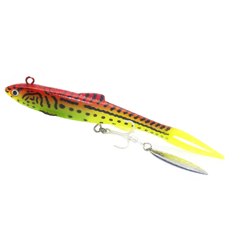 Señuelo jigging con cebo de goma y triple anzuelo para lucio - imagen 5
