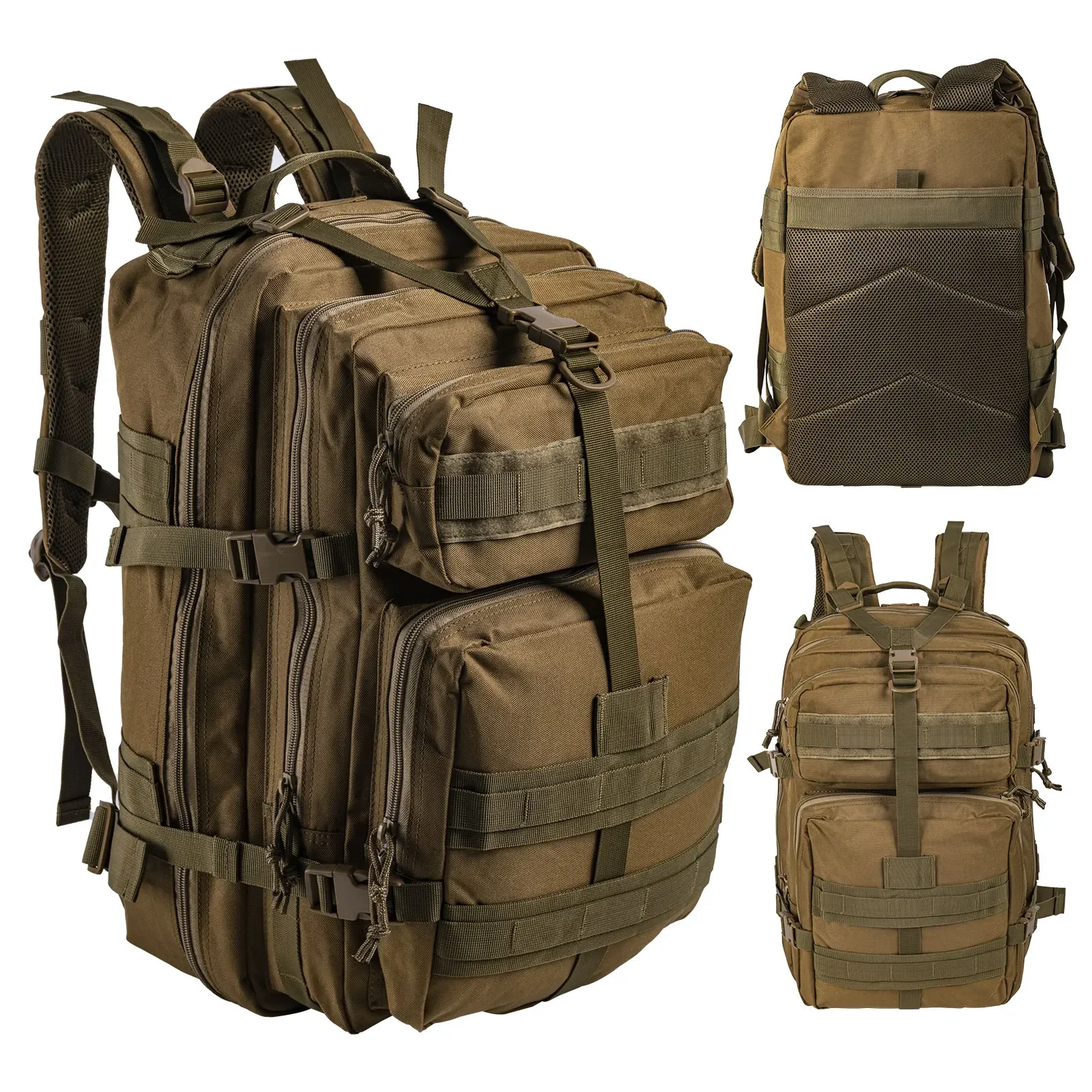 Goture-mochila de aparejos de pesca de 45L, almacenamiento de equipo de pescado, Camping, senderismo, ciclismo al aire libre, bolsa de pesca con mosca, bolsa multifuncional - imagen 2