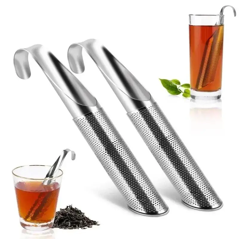 Colador de té de acero inoxidable telescópico con filtro - imagen 3