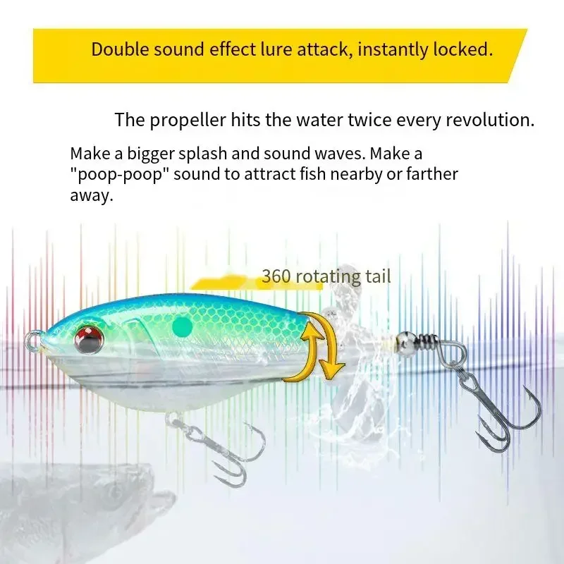 95mm 18g/80mm 9g Topwater Lipless Crankbait señuelo de pesca flotante Whopper Plopper Wobbler cebo láser para trucha lubina Swimbait - imagen 4