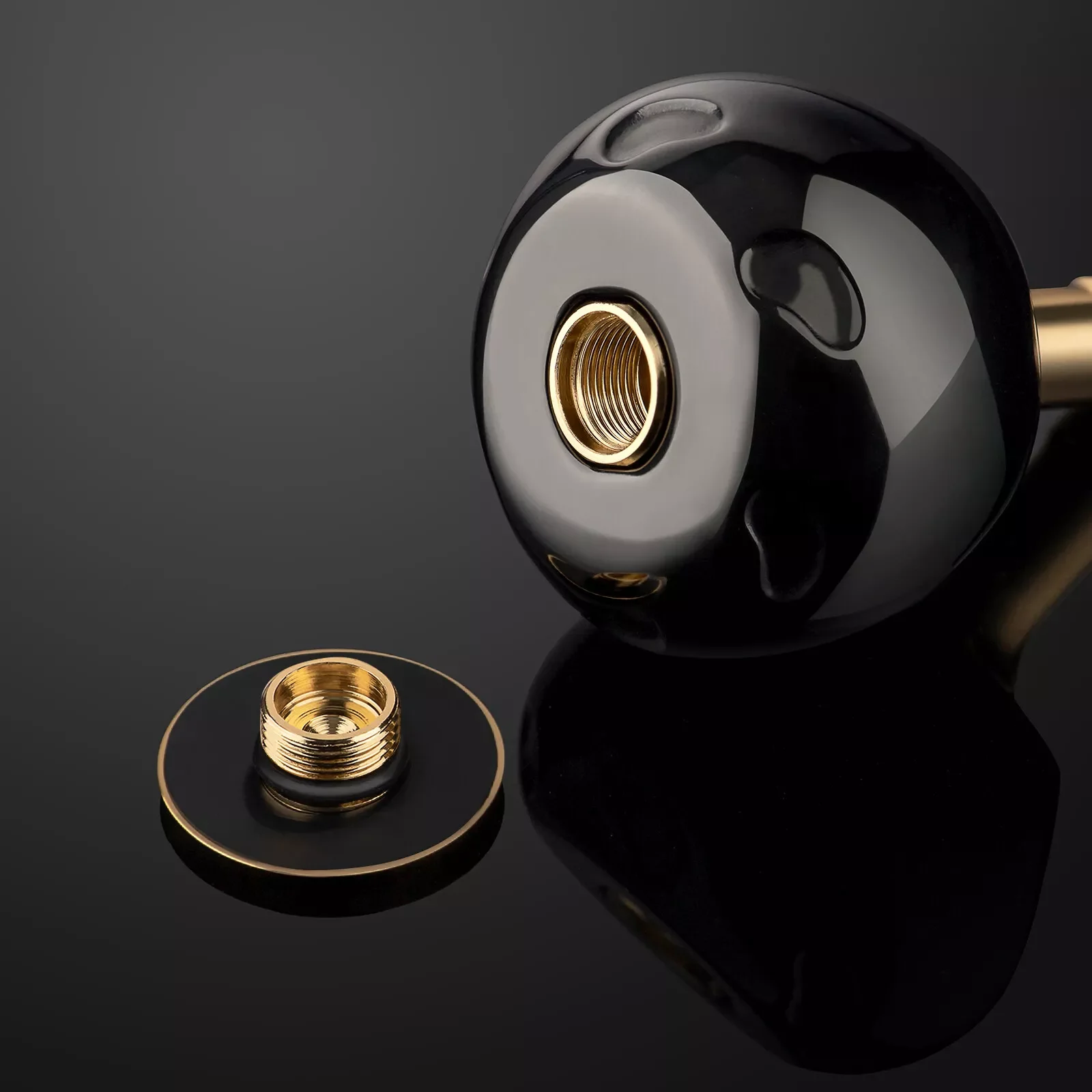 Gomexus, perilla de mango de carrete de titanio de 50mm para Shimano Stella Twin Power Stradic SW Shimano tipo B, carrete giratorio para pesca en agua salada - imagen 3