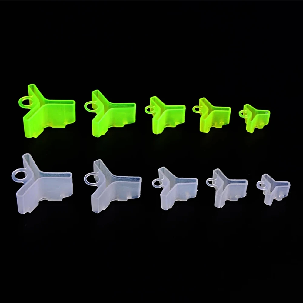 Funda protectora Gear 1 #   2 #   3 #   4 #   5 #   Anzuelos triples de pesca, cubiertas de anzuelos, soporte de anzuelos triples, Protector de seguridad