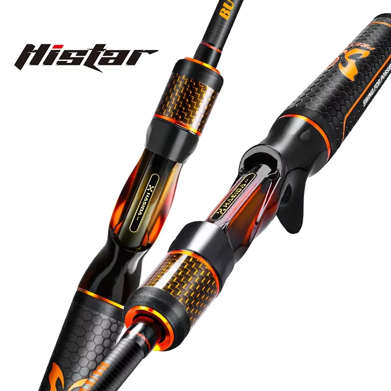 Caña de Pescar HISTAR Butterfly 30T+40T de Largo Alcance, con Guías FUJI SIC, Acción Rápida XF/F, para Señuelos y Pesca con Mosca - imagen 2