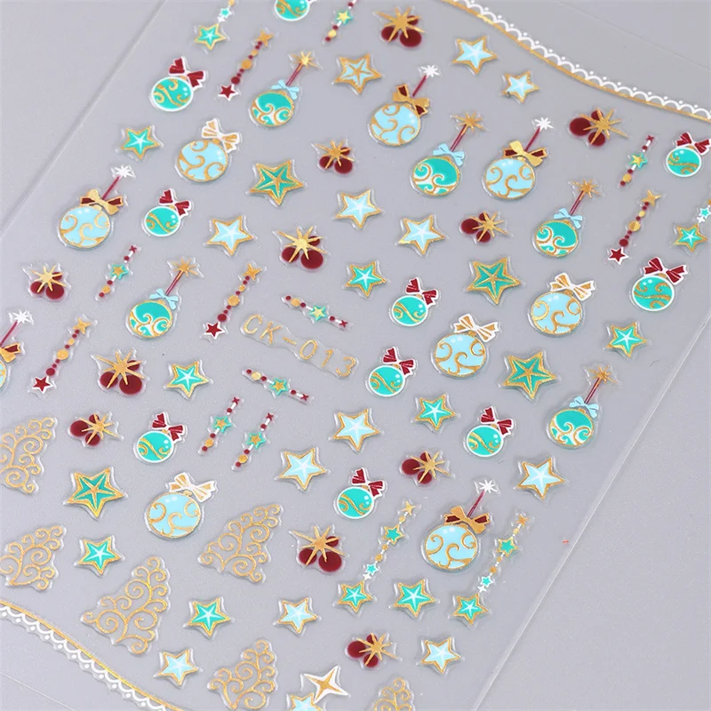 Pegatinas de uñas de dibujos animados Star Dew 5D, suministros de Arte de uñas, pegatinas de la serie de personajes de Anime, prensa en las uñas - imagen 4