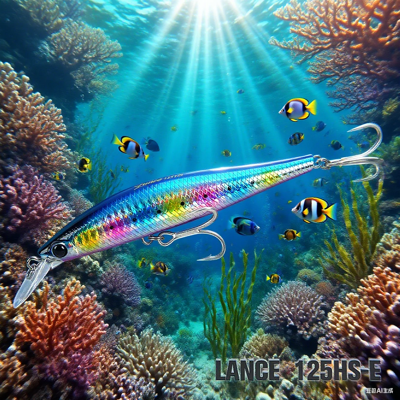 TSURINOYA-señuelo de pesca de pececillo pesado LANCE, 125HS, 50g, barco de pececillo que se hunde, pesca en el mar, lubina, juego SW, cebo duro, Wobbler de alta resistencia