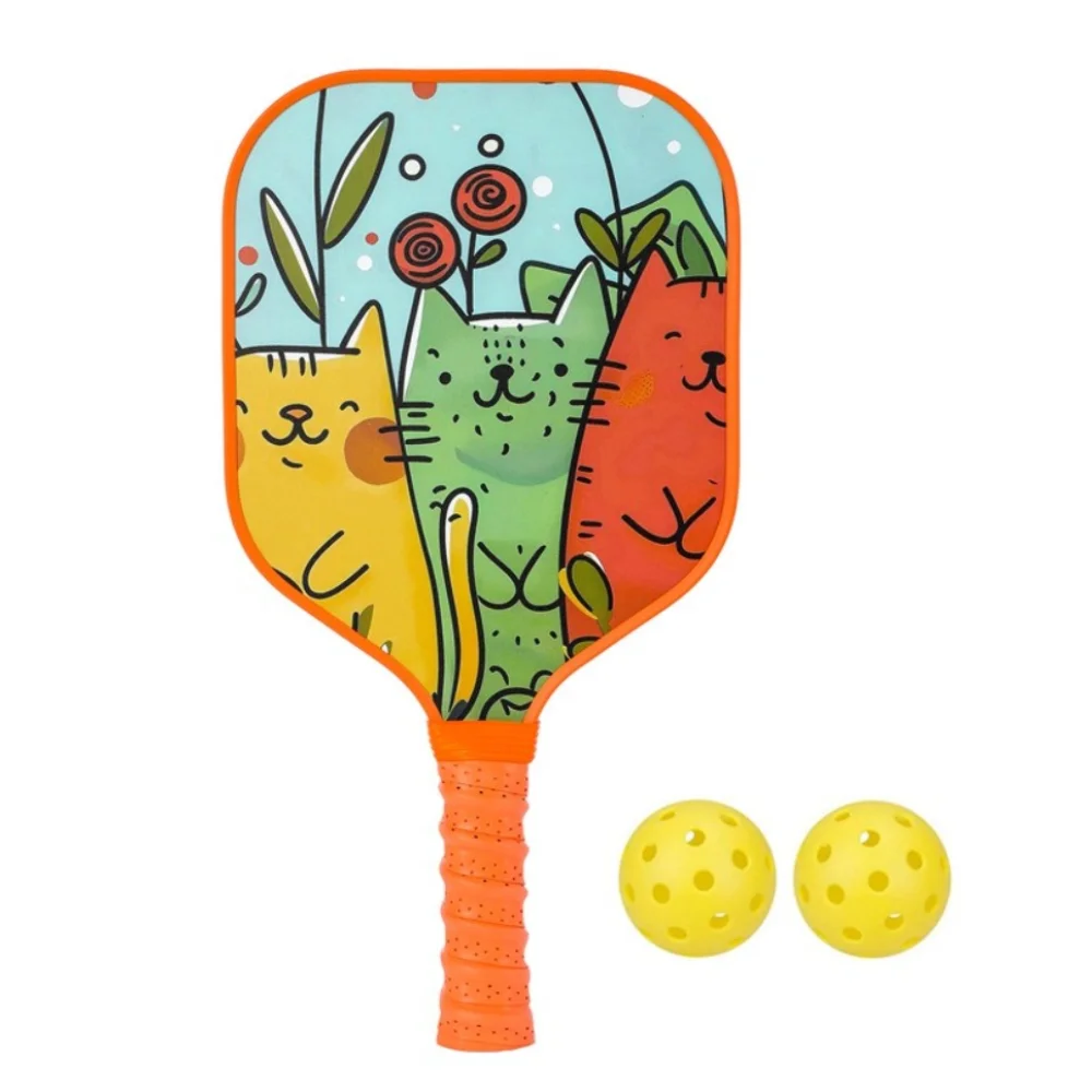 Paleta de Pickleball diseño gato sirena, ligera con núcleo panal - imagen 2
