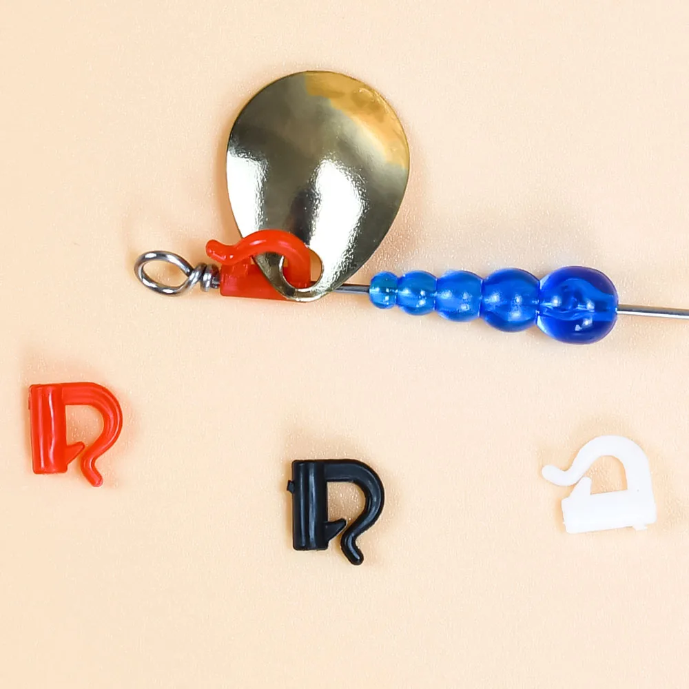 MNFT 30 Uds. Accesorios de pesca con horquilla giratoria de cambio rápido, arnés sobre orugas con horquilla de velocidad, Kit de aparejo dorado para cuchillas giratorias - imagen 5