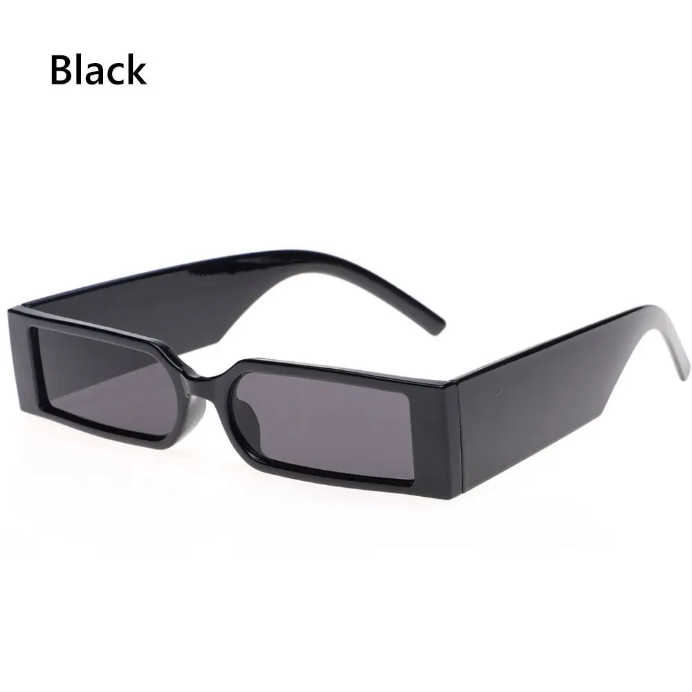 Gafas de sol cuadradas con montura pequeña para hombre, lentes de sol rectangulares a la moda, de Hip Hop, para montañismo y montar, UV 2023, 400 - imagen 3