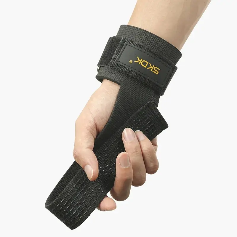 Cinturón de refuerzo de peso muerto, guantes de Fitness para levantamiento de pesas, barras horizontales, protectores de palma para entrenamiento de espalda, protectores de muñeca, agarre asistido - imagen 2