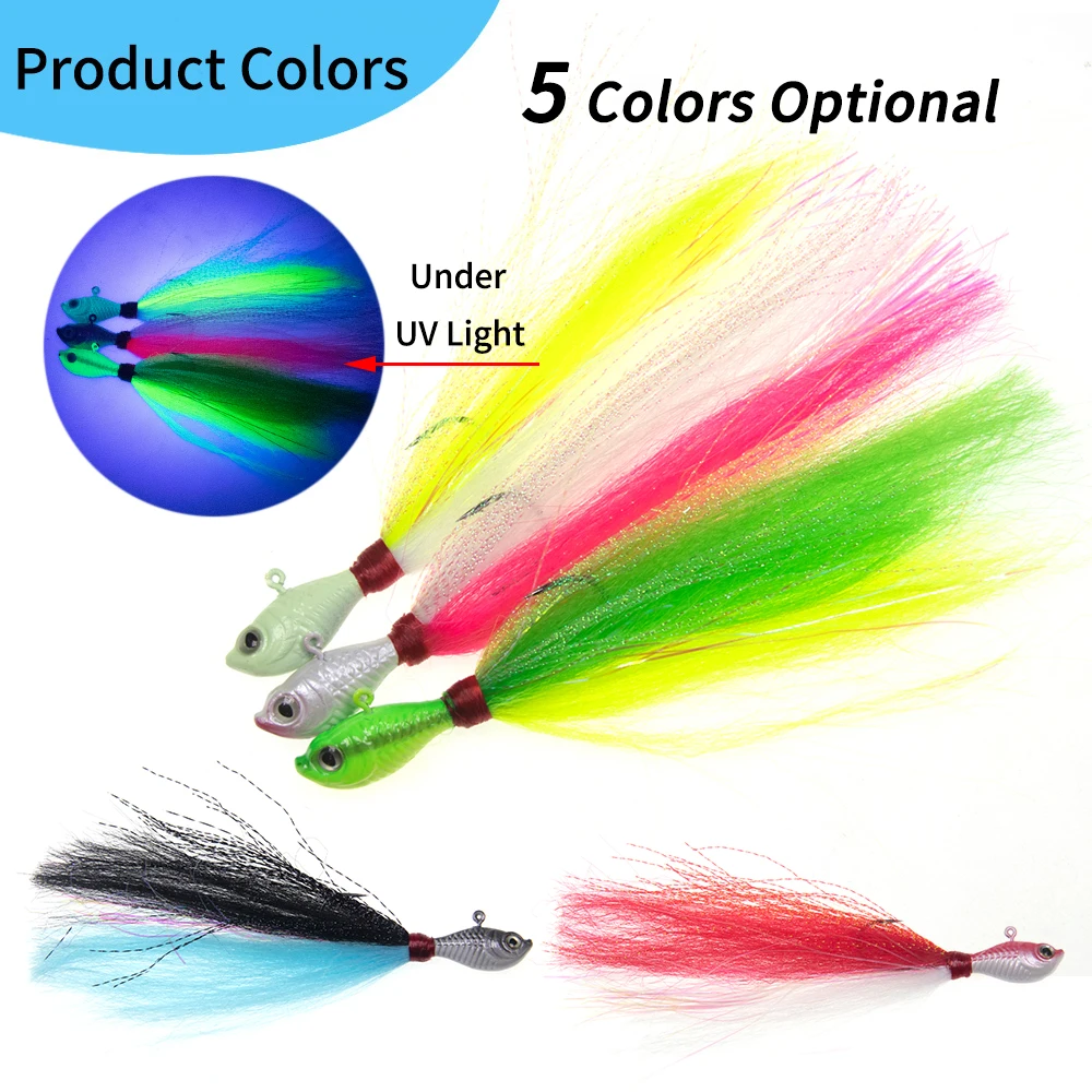 Elllv-anzuelo de pesca en el mar, cebo Artificial de hundimiento rápido para lubina, agua dulce y salada, multicolor, 10g, 14g, 28g - imagen 5