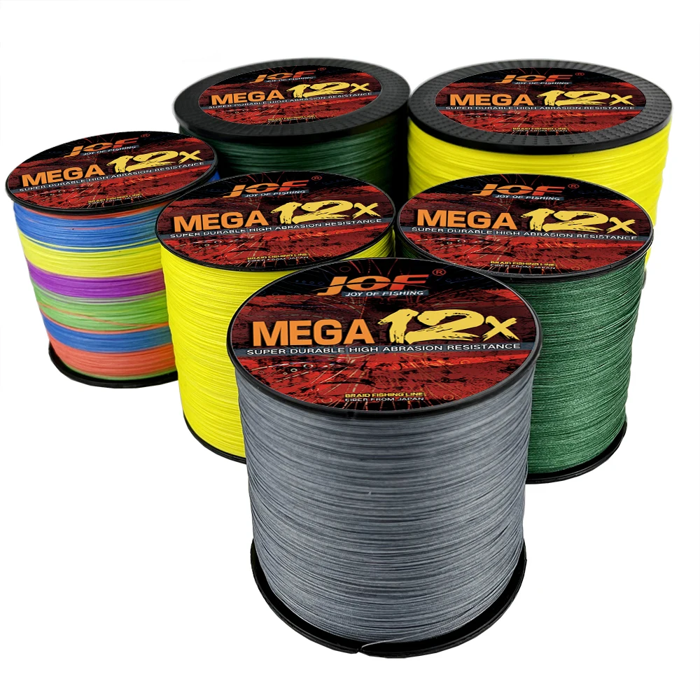 Línea de pesca trenzada japonesa colorida, 8 hebras, 12 hebras, líneas multifilamento líder de lubina, cable de 18-120LB, 0,14mm-0,55mm, 500M-100M - imagen 3