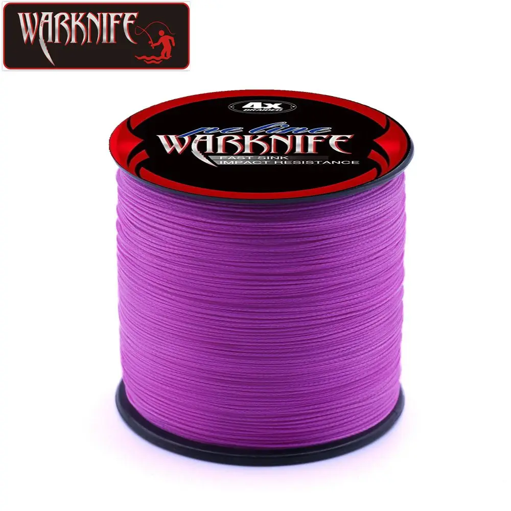 Warknife-sedal de pesca de 4 hebras, 300M, 500M, 1000M, 1500M, alambre trenzado de PE fuerte, multifilamento duradero, alambre japonés para agua salada de mar - imagen 3