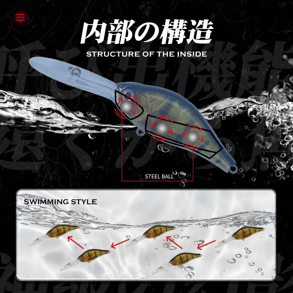 Hunthouse-señuelo duro de pesca, cebo de manivela de lápiz Minnow, 6cm-14cm, Jerkbait flotante de hundimiento, agua salada para trucha lubina - imagen 4