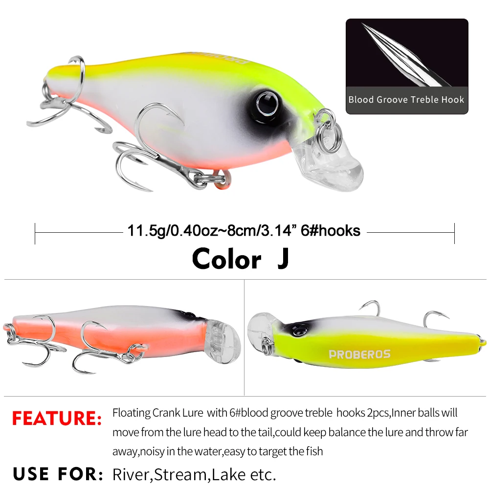PROBEROS Wobbler Biónico Flotante para Lucio - imagen 4