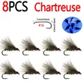 8pcs Chartreuse
