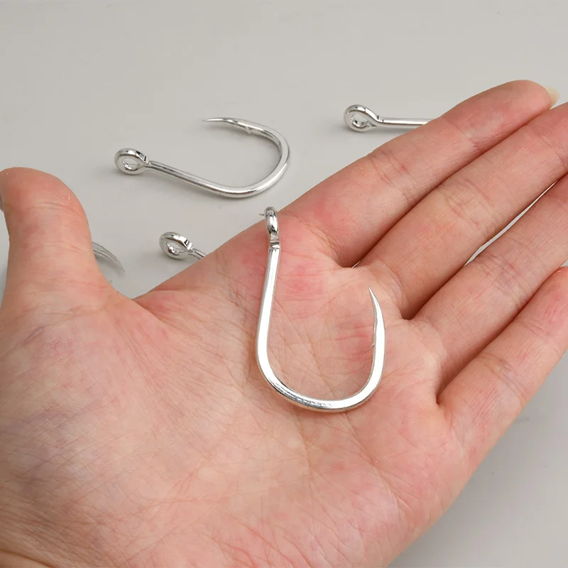 TEASER-anzuelo de agua salada 8062 5X, anzuelo de asistencia, anzuelos de ojo, anzuelo de pesca, anzuelos circulares con púas, anzuelos de pesca Jigging - imagen 3