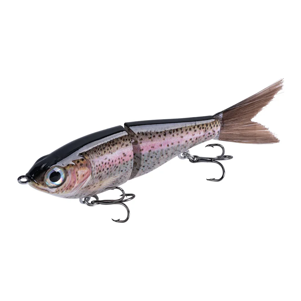 Goture-señuelo de pesca multisección, caja de 1/3/4 Uds., cebo duro Artificial, anzuelo biónico de hundimiento lento, aparejos de pesca de carpa - imagen 2