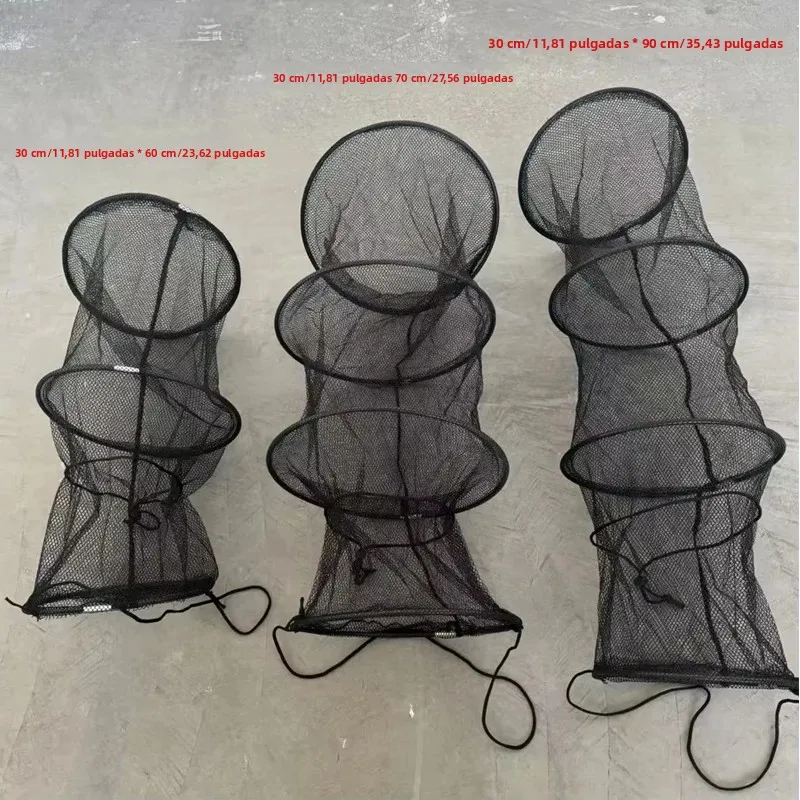 Salabardo plegable para kayak con malla de goma y bolsa de transporte - imagen 4