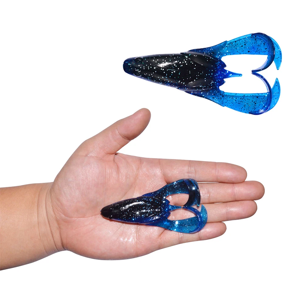 2 unids/set 90mm/15.5g cebo flotante de rana de agua, señuelo de pesca de trueno de silicona, cebo suave, aparejos de pesca Wobbler artificiales - imagen 4