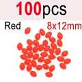 100pcs Red 8x12