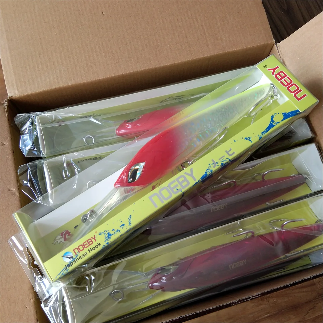 Noeby señuelo de pesca 18cm 90g Minnow isca cebo artificial Wobblers flotante 5-6,5 m carpa Lucio Walleye cebo de pesca de mar - imagen 4