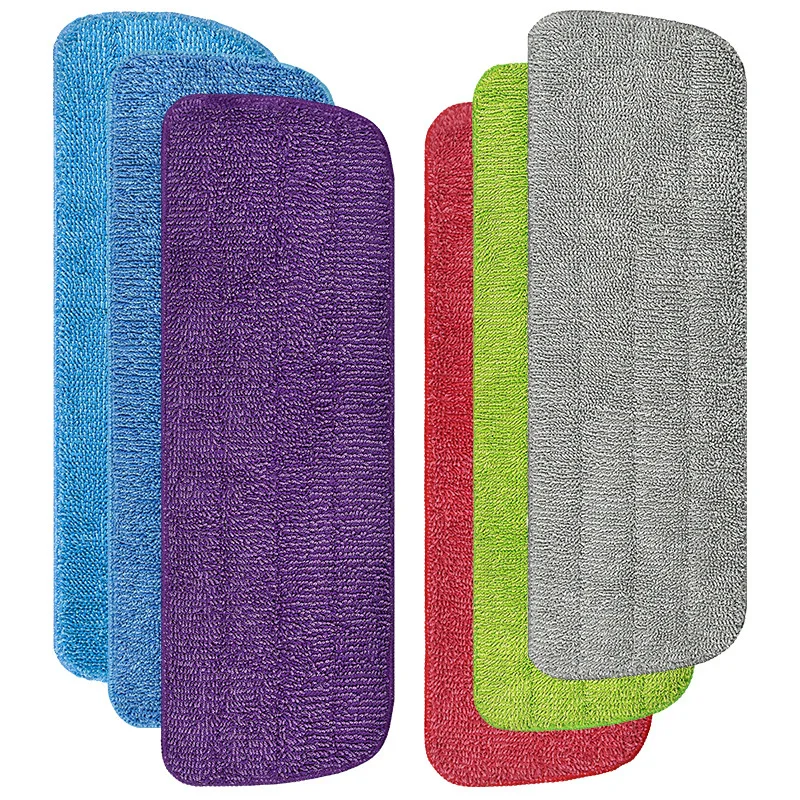 Paño de repuesto para mopa plana de microfibra, cabezal de mopa en aerosol lleno de estrellas, cubierta de tela con Velcro, paño de mopa, repuesto de fregona reutilizable extraíble