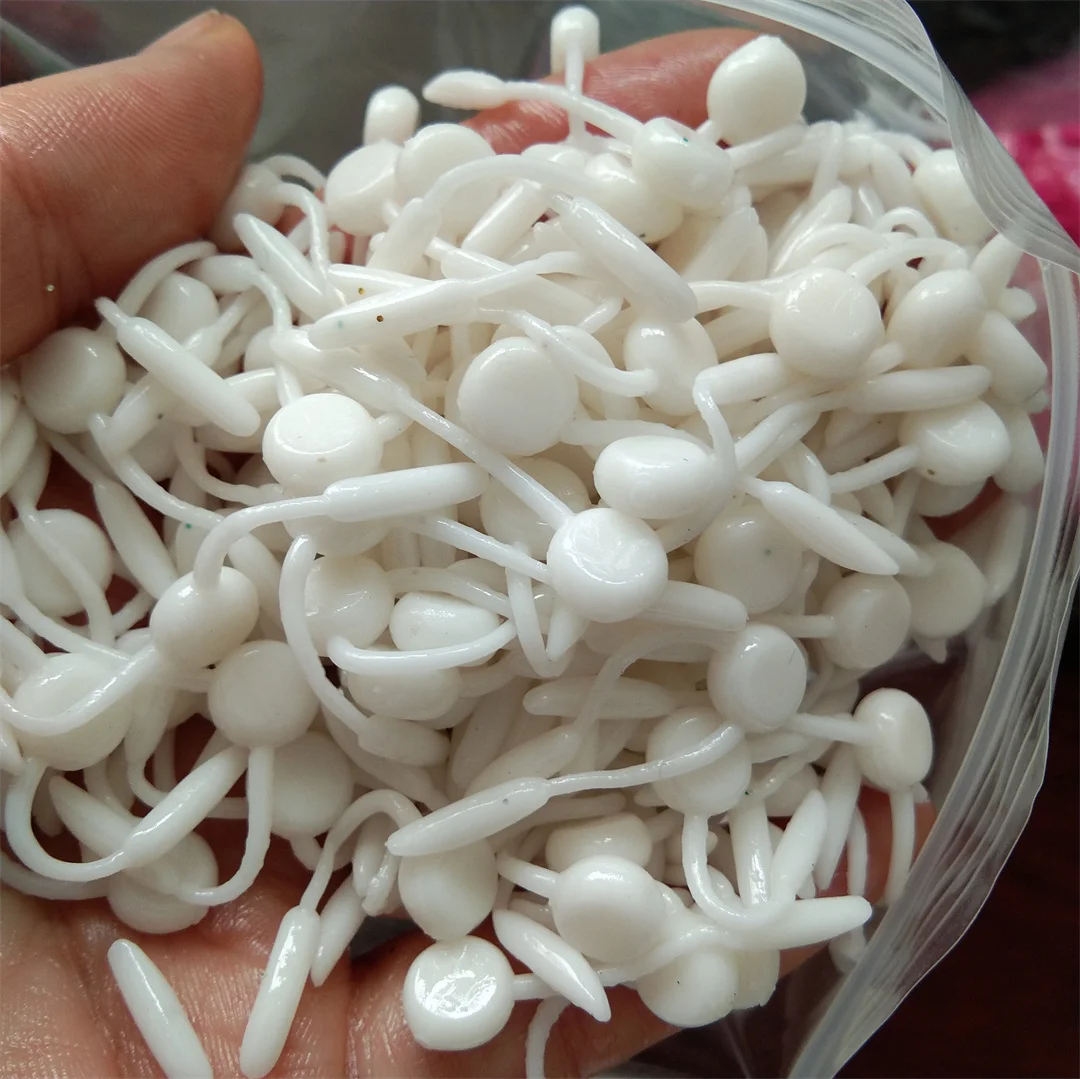 Señuelo de pesca de silicona para Sábalo, cebo Artificial Wobblers, Swimbait, leurre souple, 100 piezas, 3,5 cm, 0,28g - imagen 5