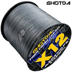 Sedal PE Trenzado X12 Ghotda – Alta Resistencia para Pesca de Grandes Peces