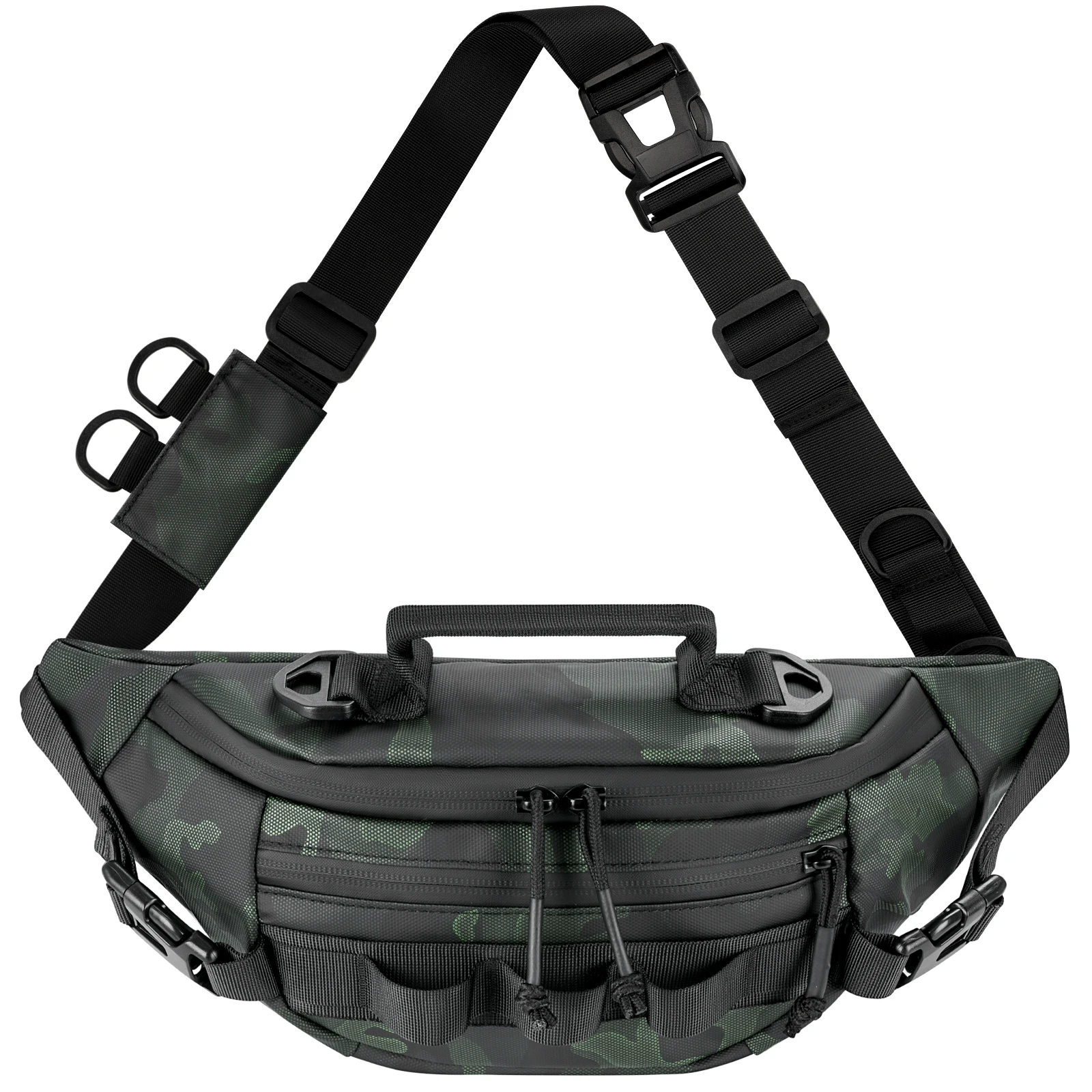 Riñonera de pesca para el pecho, bolsa de viaje al aire libre, deportes, camuflaje, aparejos de pesca, bolsas impermeables para caza, Camping, senderismo, ciclismo