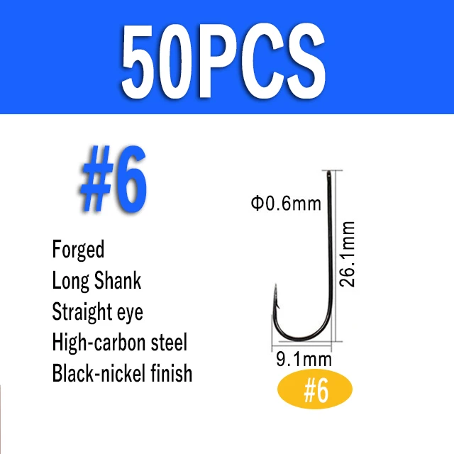 Size 6 50pcs