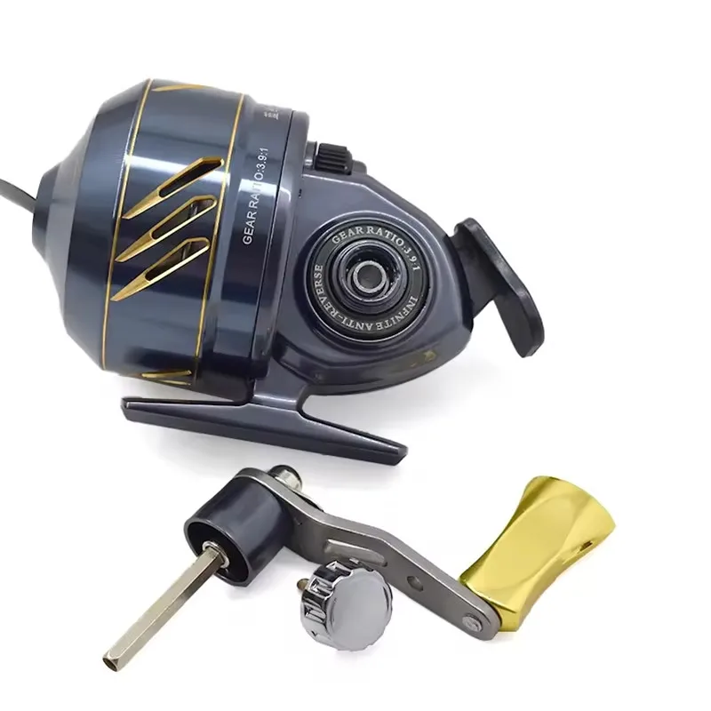Carrete de pesca cerrado aluminio 3.9:1 – Totalmente metálico - imagen 3