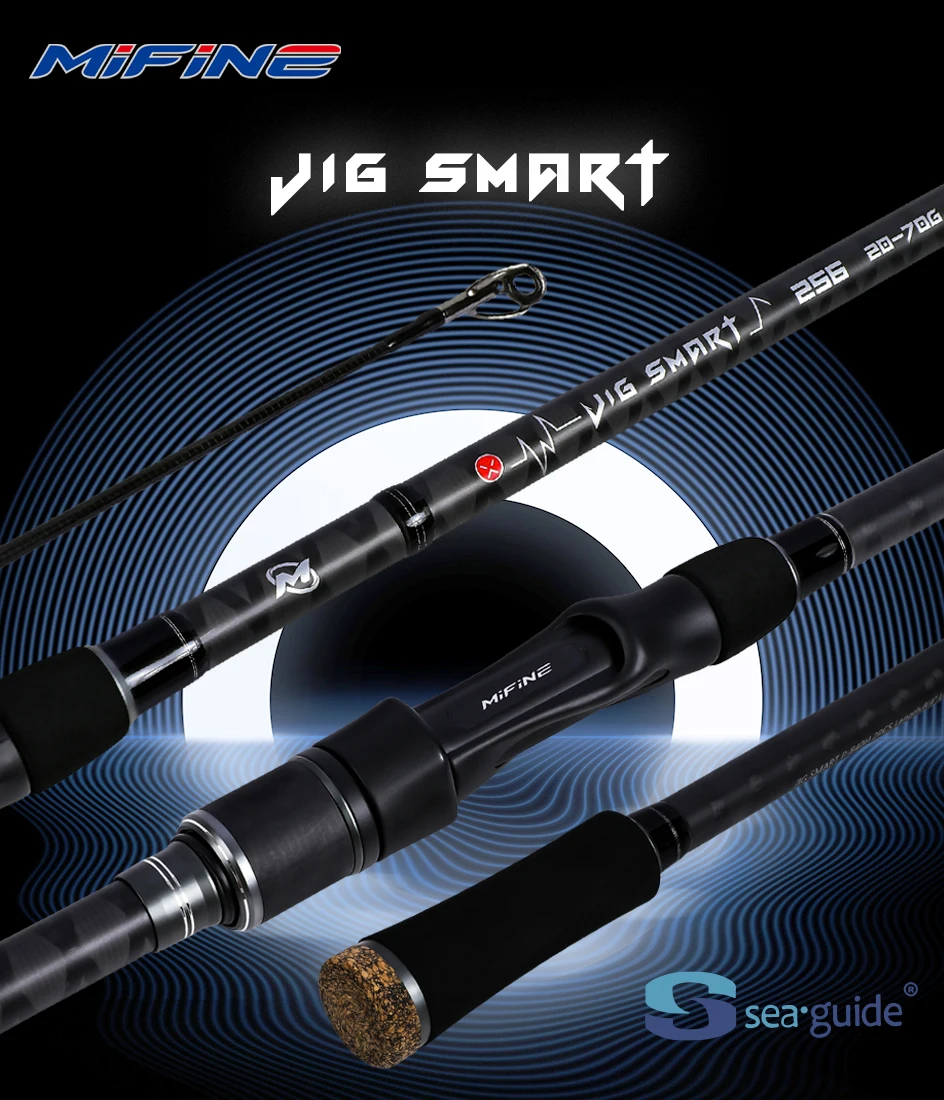 Caña MIFINE JIG SMART SPIN vista lateral