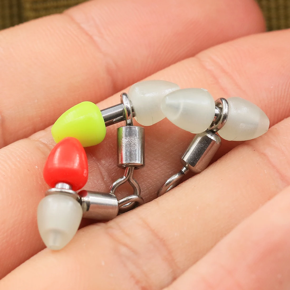 FishTrip 15 piezas de línea cruzada giratoria de 3 vías, acero inoxidable, plataforma en T rodante de alta resistencia que evita giros y enredos - imagen 4