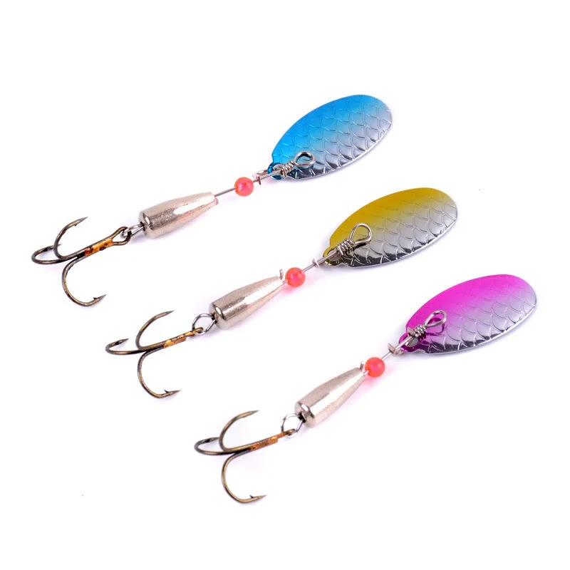 Cuchara Giratoria Metal 6cm 4g – Wobbler para lubina y trucha - imagen 5