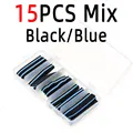 15pcs Black Blue