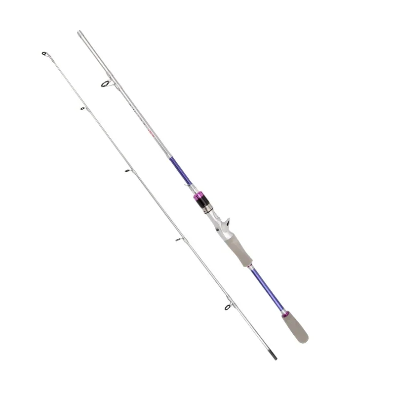 Caña de Baitcasting ultraligera, Jigging, pesca de trucha de alta calidad, caña de señuelo giratoria/fundida de 1,8 m, 1,65 m, señuelo de punta ML sólida de carbono de 3-20g - imagen 5
