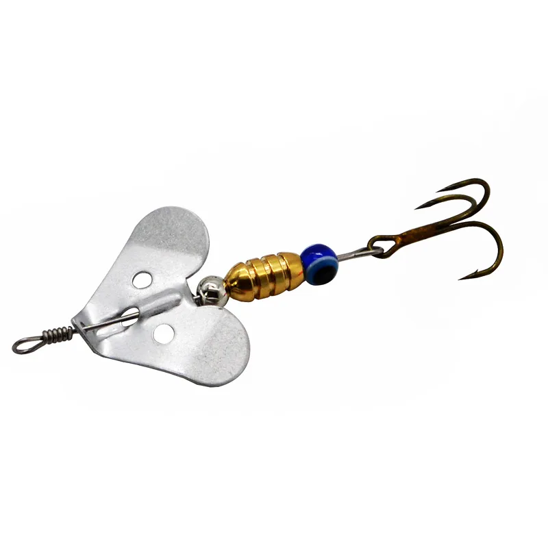 Señuelo de pesca con rotación de lentejuelas, cebo compuesto para Tractor, 3,5g, 5,2g, 6,8g, señuelos giratorios de Metal Artificial, molinete, lote de 3 piezas en oferta - imagen 2