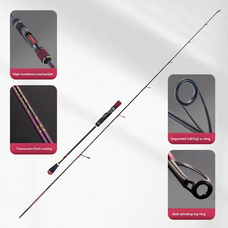 Caña jigging DSNY All Fuji – Carbono ultraligera para barco oceánico - imagen 3