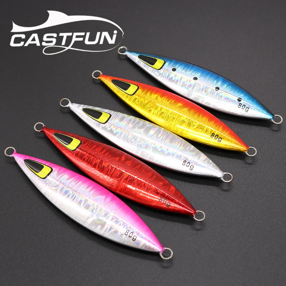 Señuelo Jigging CASTFUN – Plantilla de metal paso lento agua salada