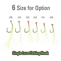 Anzuelo Asistencia Wifreo Luminiscente – Acero carbono jigging lento
