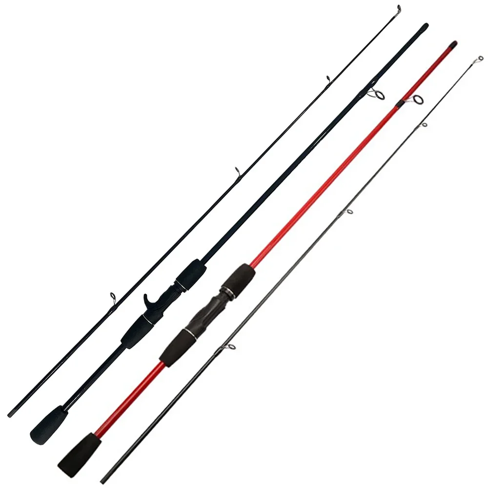 Cañas de pescar con señuelo de fundición/giratorio, cebo de 2-10g M, puntas de pulpo, juego ligero, ultraligero, alto en carbono, 1,8 m, 1,68 m - imagen 4