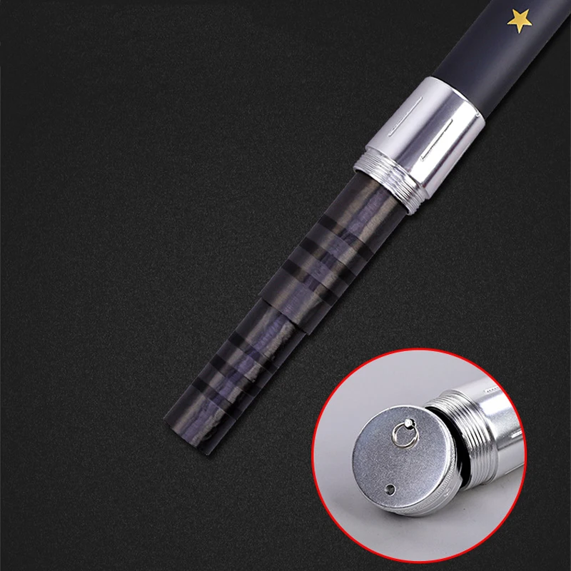 Caña de pescar telescópica de alto carbono, 8m, 9m, 10m, 11m, 12m, 13m, 14m, 15m, 16m, ultraligera, M368 - imagen 4