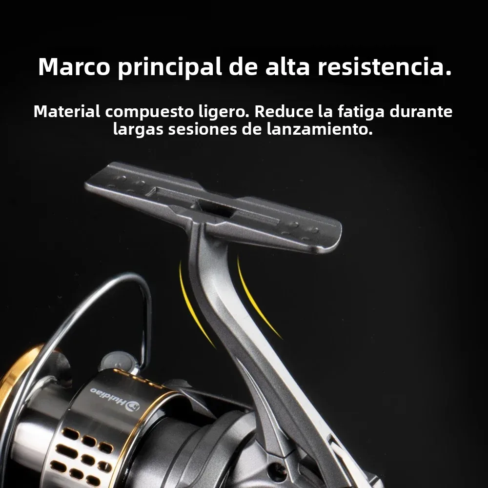 Carrete Huidiao All-Round 2000-7000 – Arrastre 16 kg, Aluminio - imagen 5