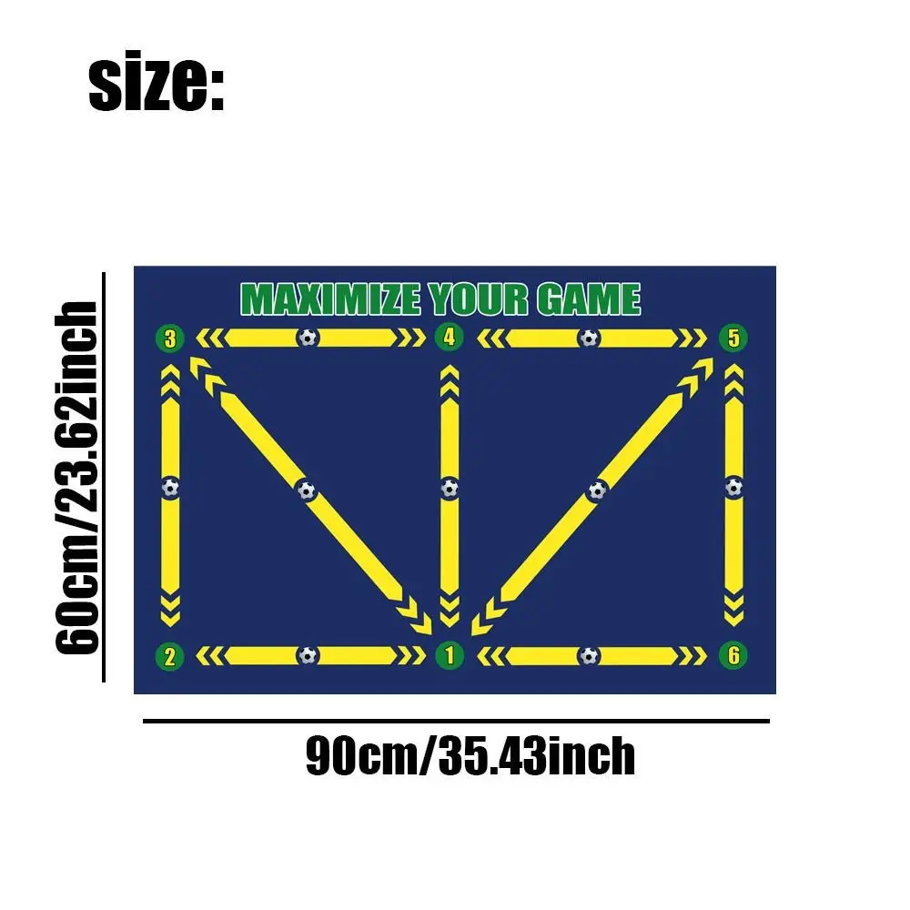 Mejora las habilidades de control del balón, Alfombra de entrenamiento de fútbol, mejora el equilibrio, aumenta el Control del arco, manta de entrenamiento de pie de fútbol - imagen 3