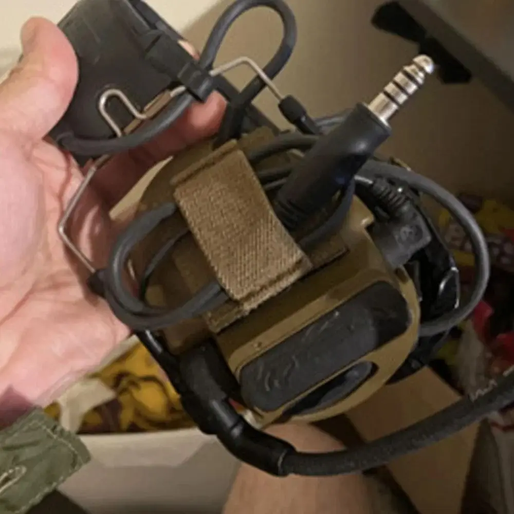 Clip organizador de cables para casco reutilizable, nailon con gancho y bucle, soporte elástico para auriculares, bridas duraderas y resistentes al desgaste - imagen 4